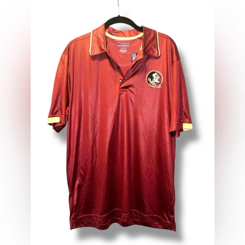NWT Champion • Florida State Seminoles Polo, Men’s Medium